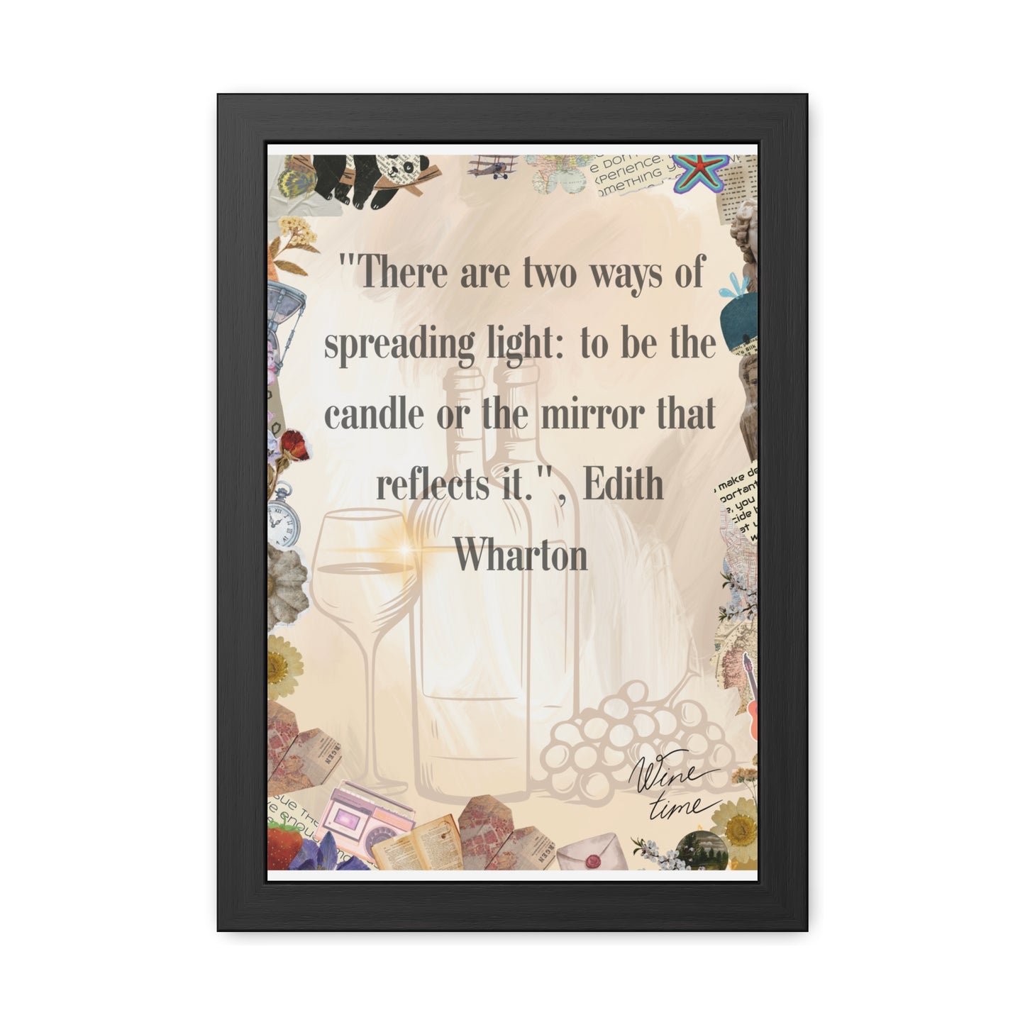 women's quotes framed poster