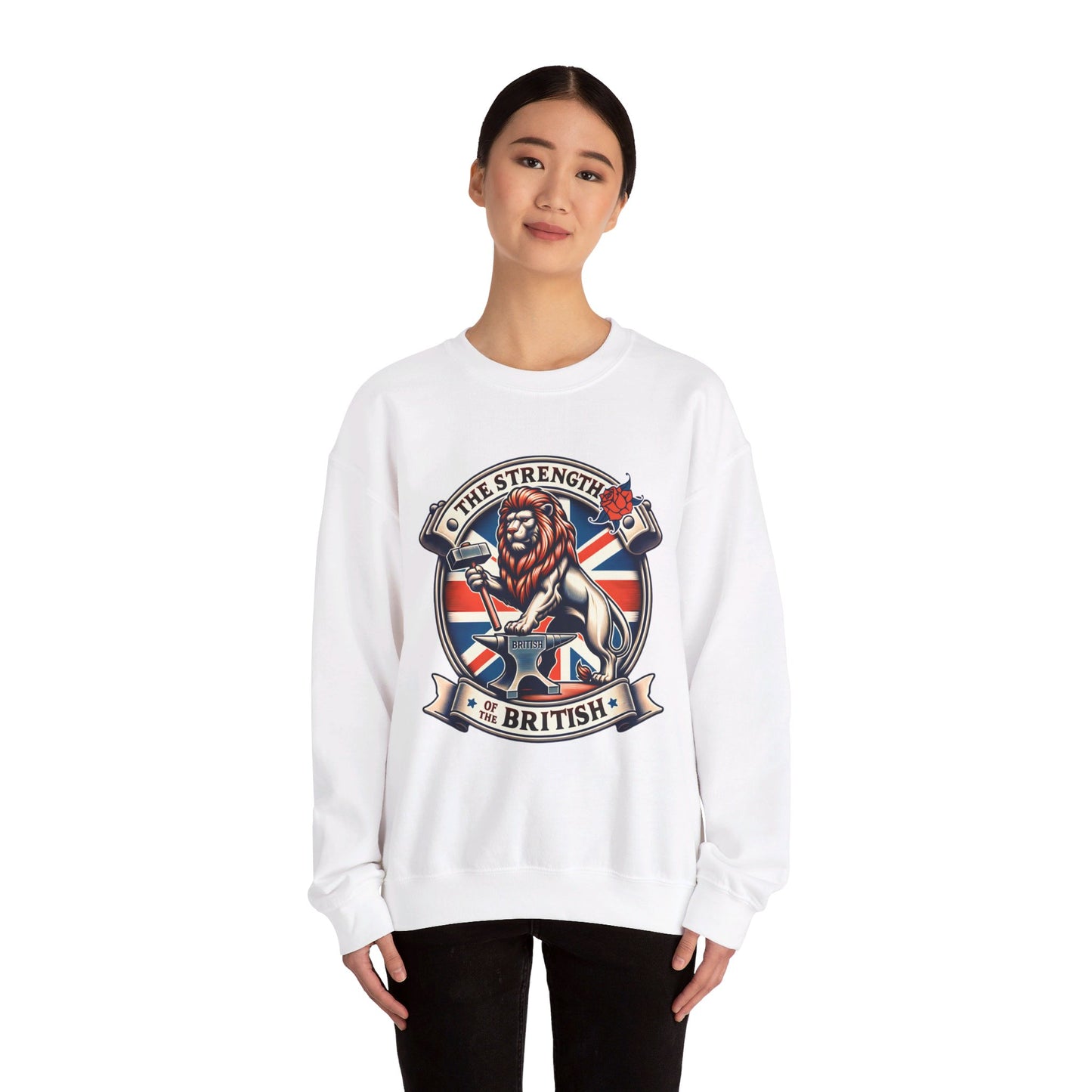 the strength of british heavy blend™ crewneck sweatshirt
