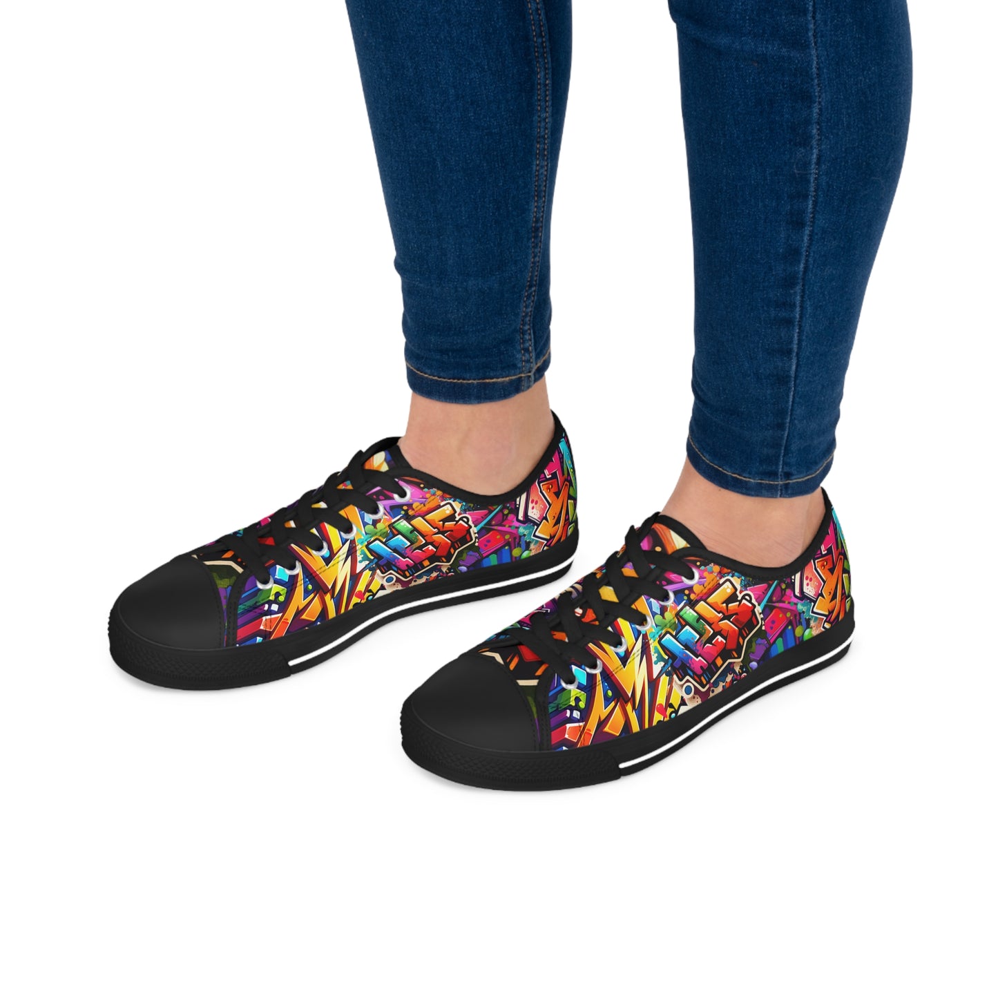 graffiti groove women sneakers