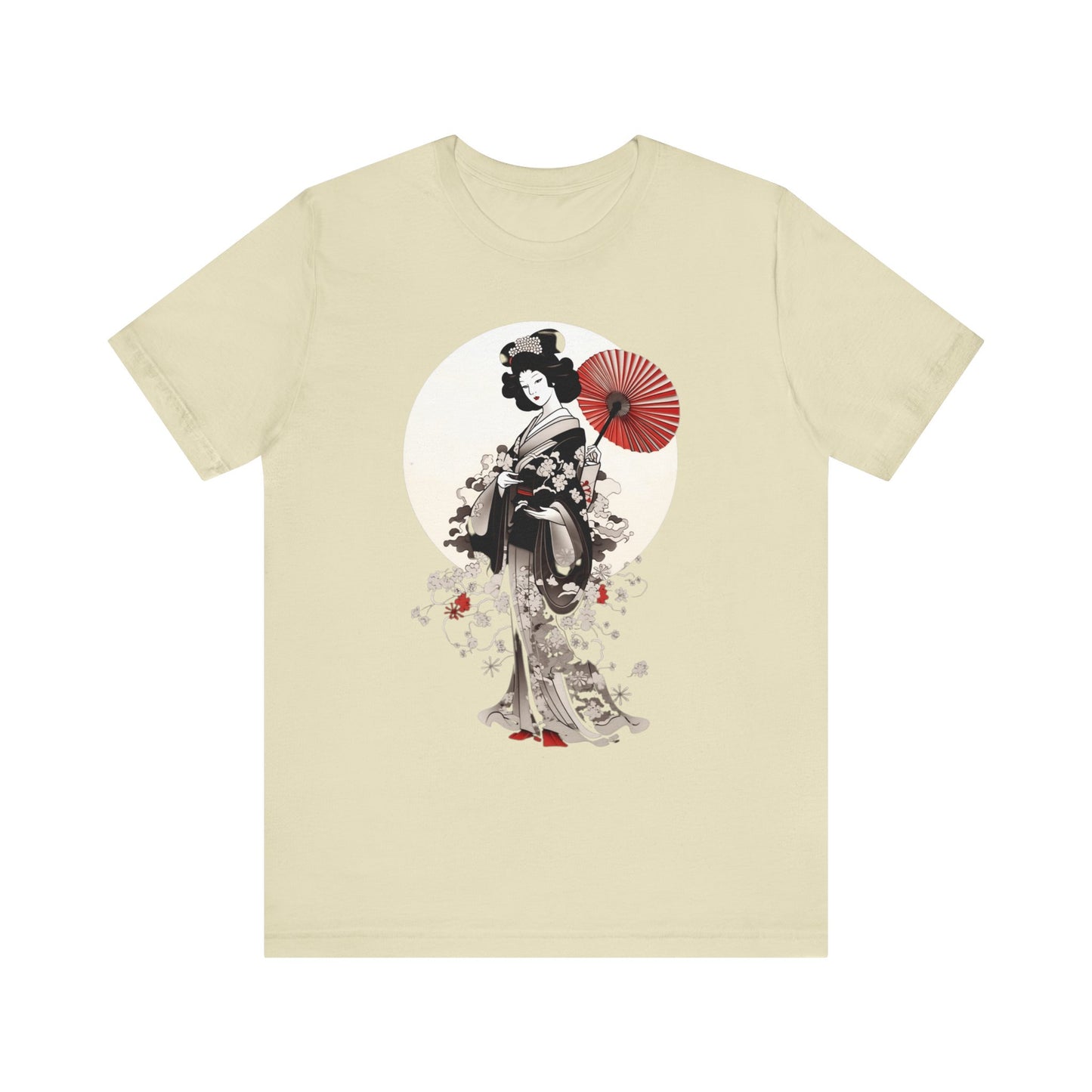 japanese woman logo t-shirt