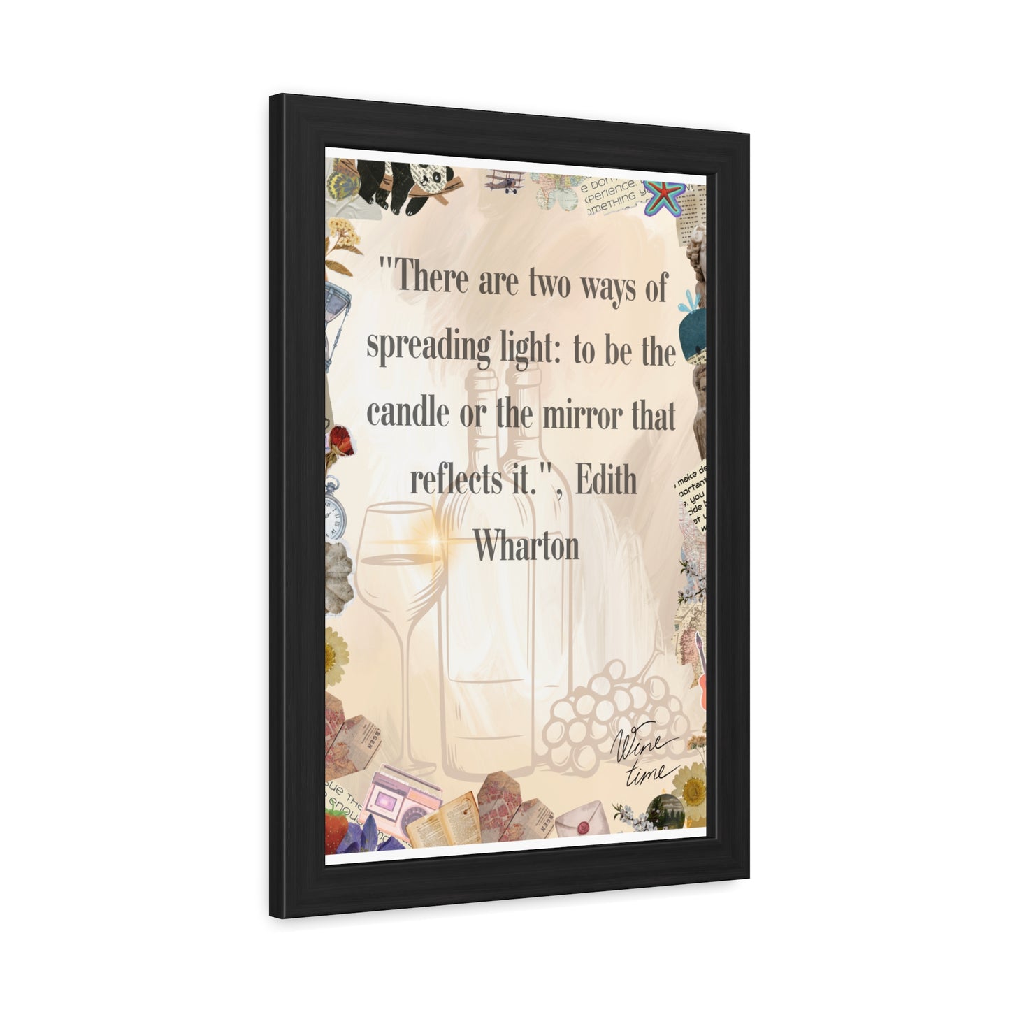 women's quotes framed poster