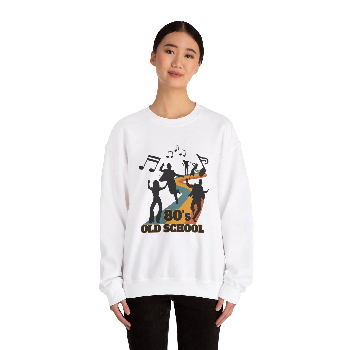 80's old school unisex heavy blend™ crewneck sweatshirt