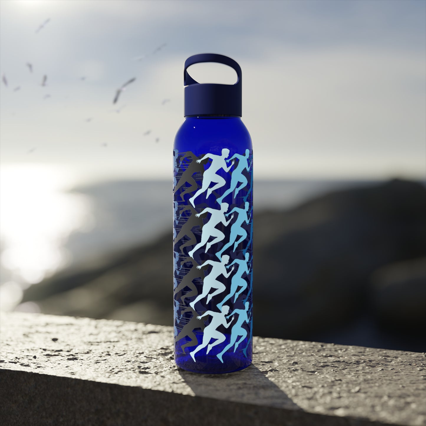 running water bottle