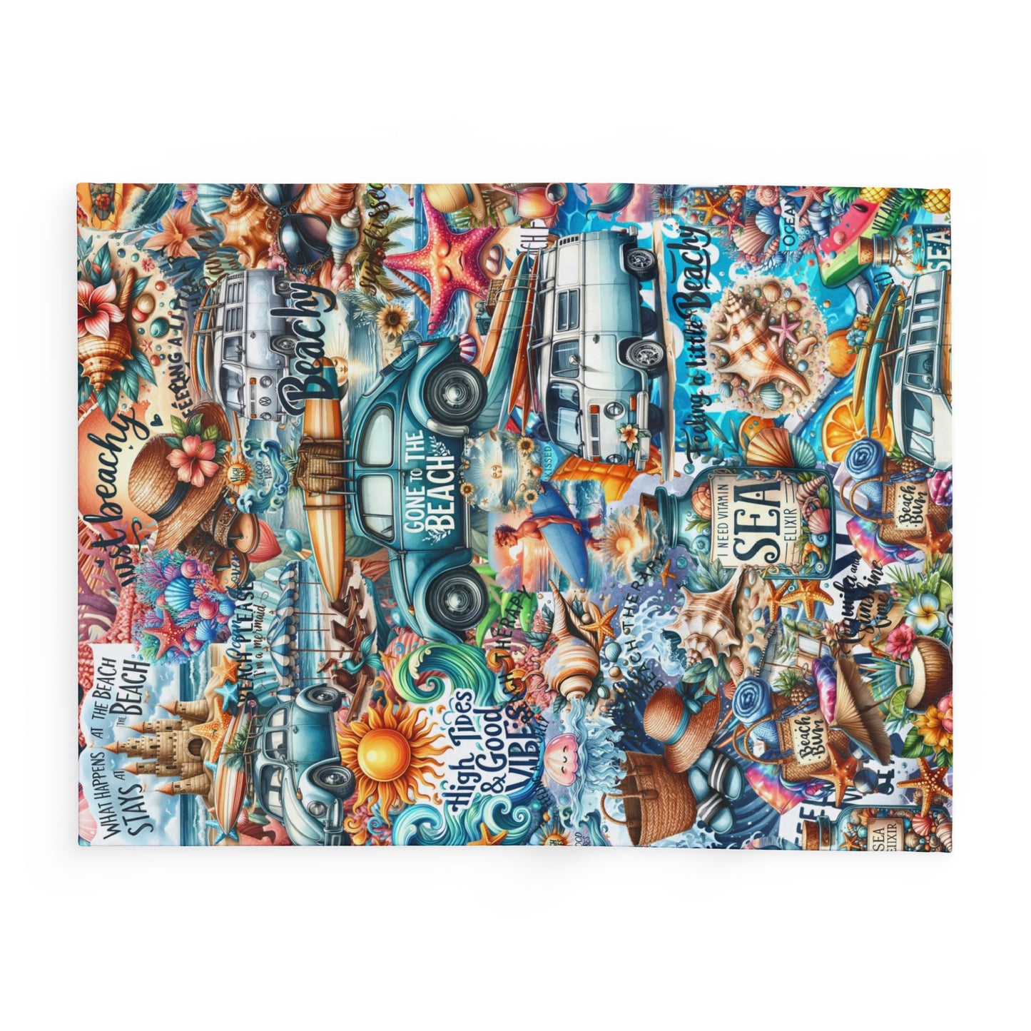 colorful graffiti art blanket