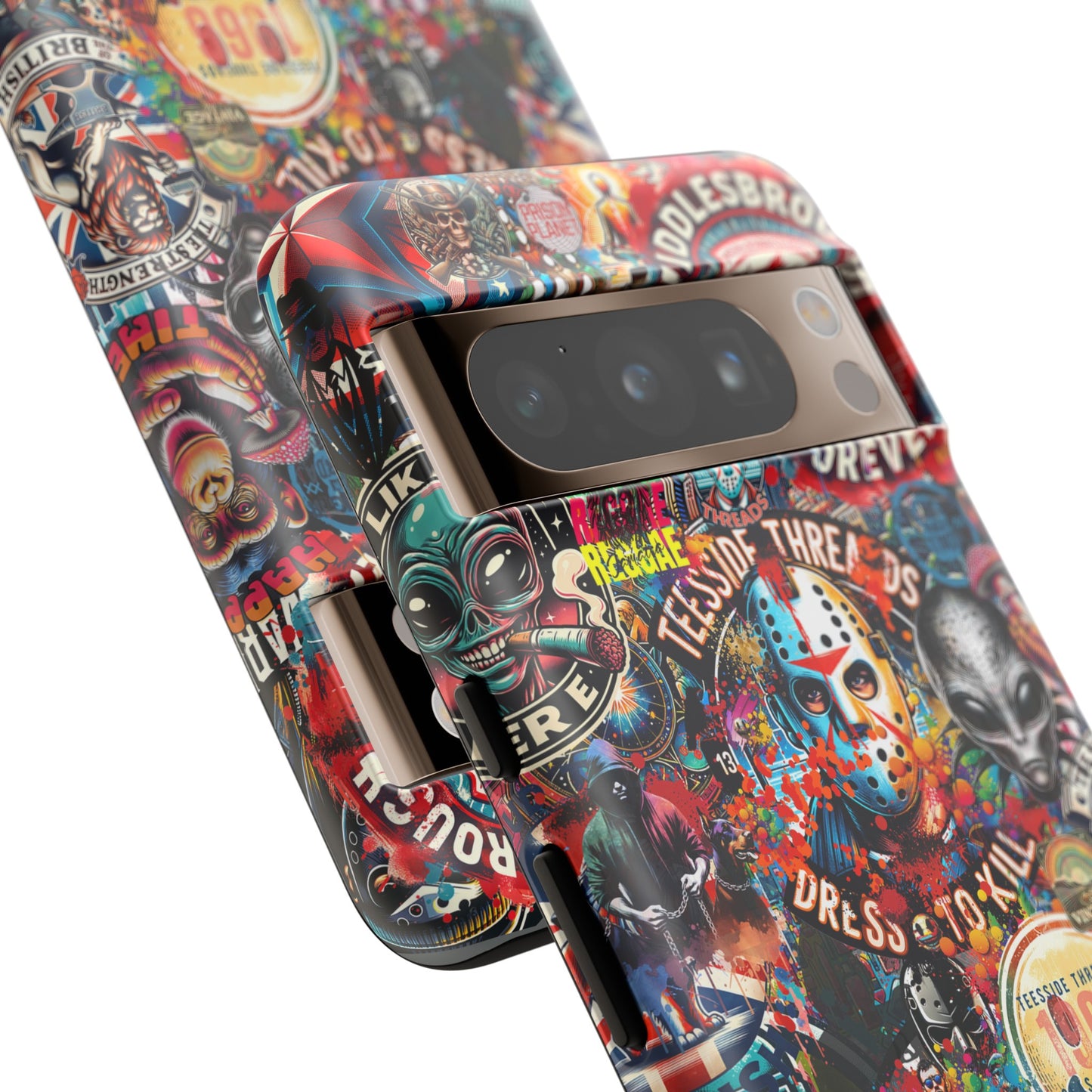 teesside threads tough cases for iphone, samsung & google pixel