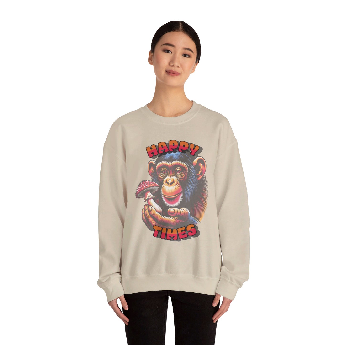 happy times heavy blend™ crewneck sweatshirt