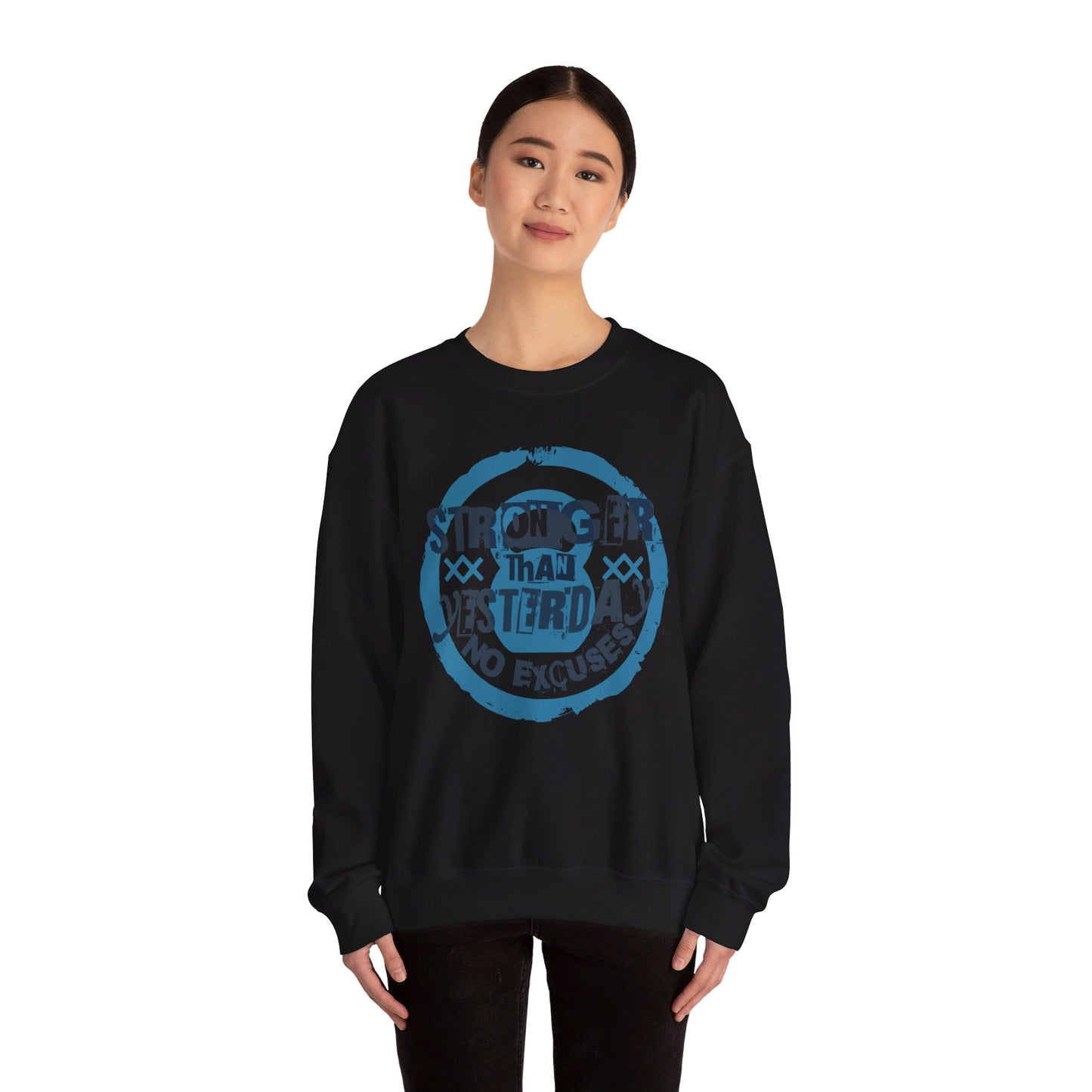 stronger than yesterday heavy blend™ crewneck sweatshirt