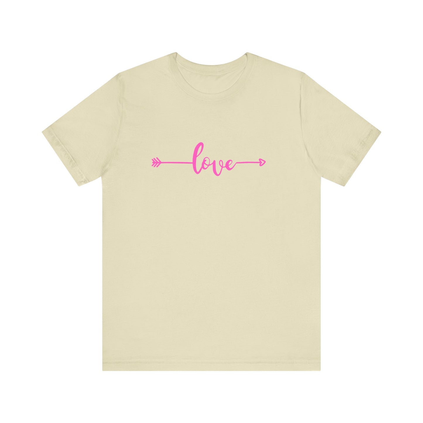 pink heart unisex t-shirt