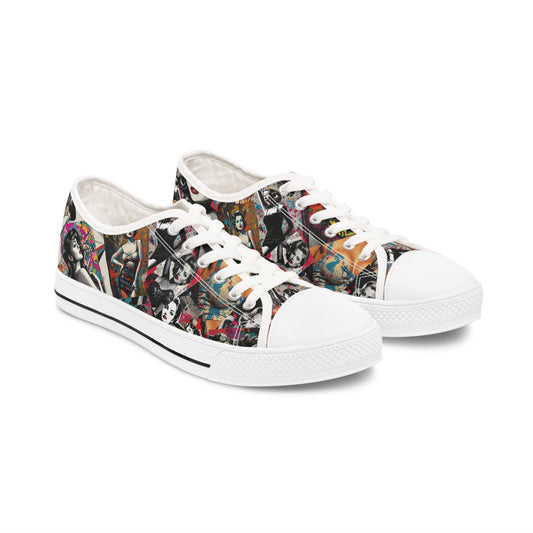 Graffiti Design Low Top Sneakers