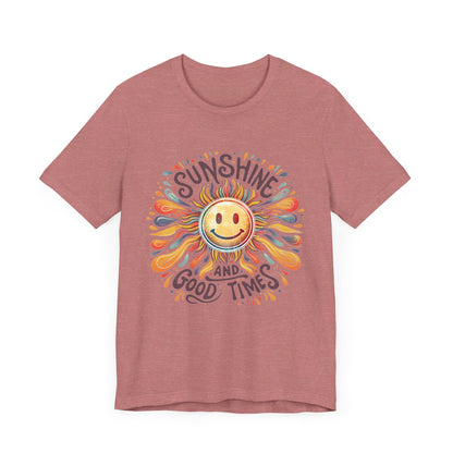 Sunshine and Good Times Jersey Short Sleeve Tee