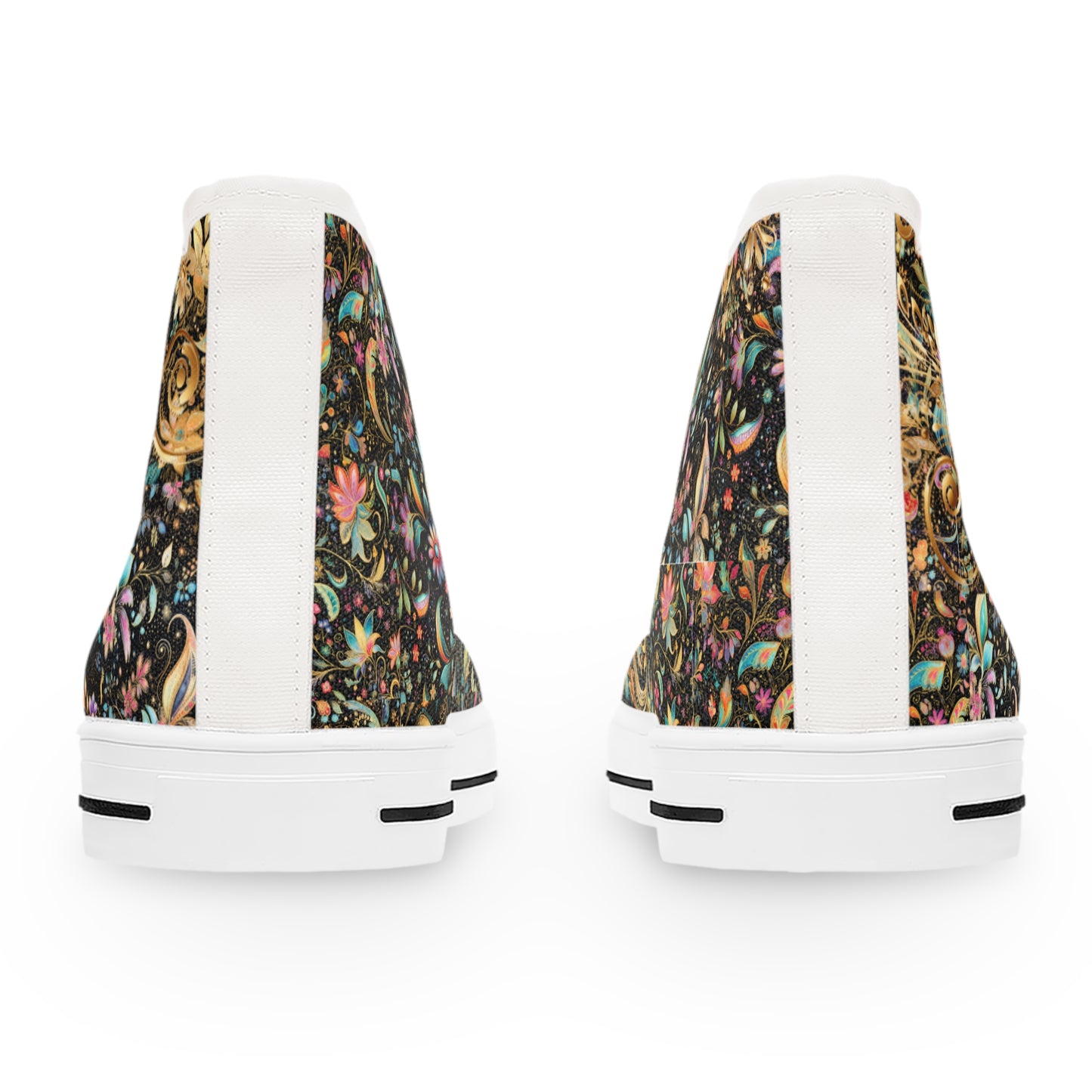 artsy flowers women sneakers