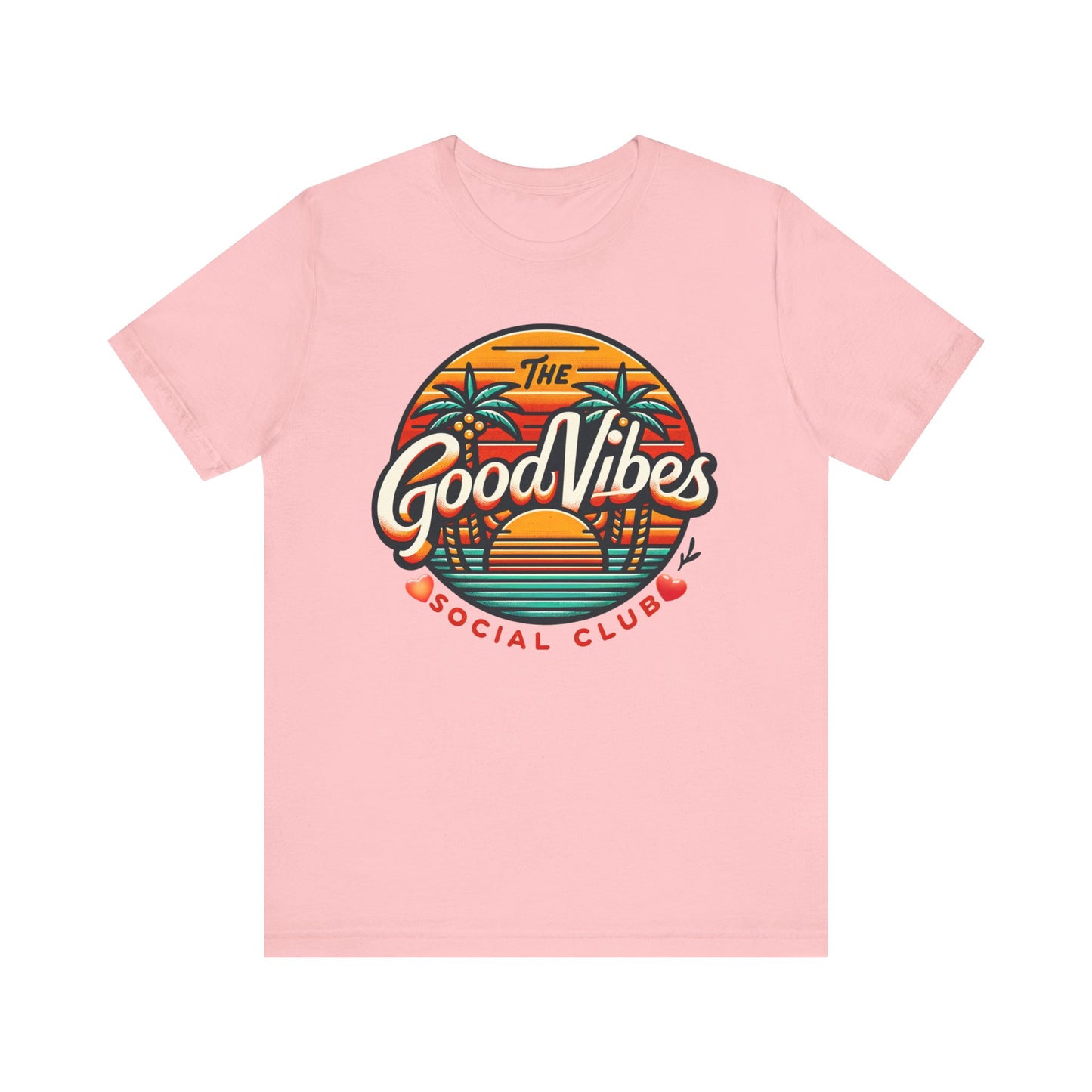 good vibes unisex jersey short sleeve tee