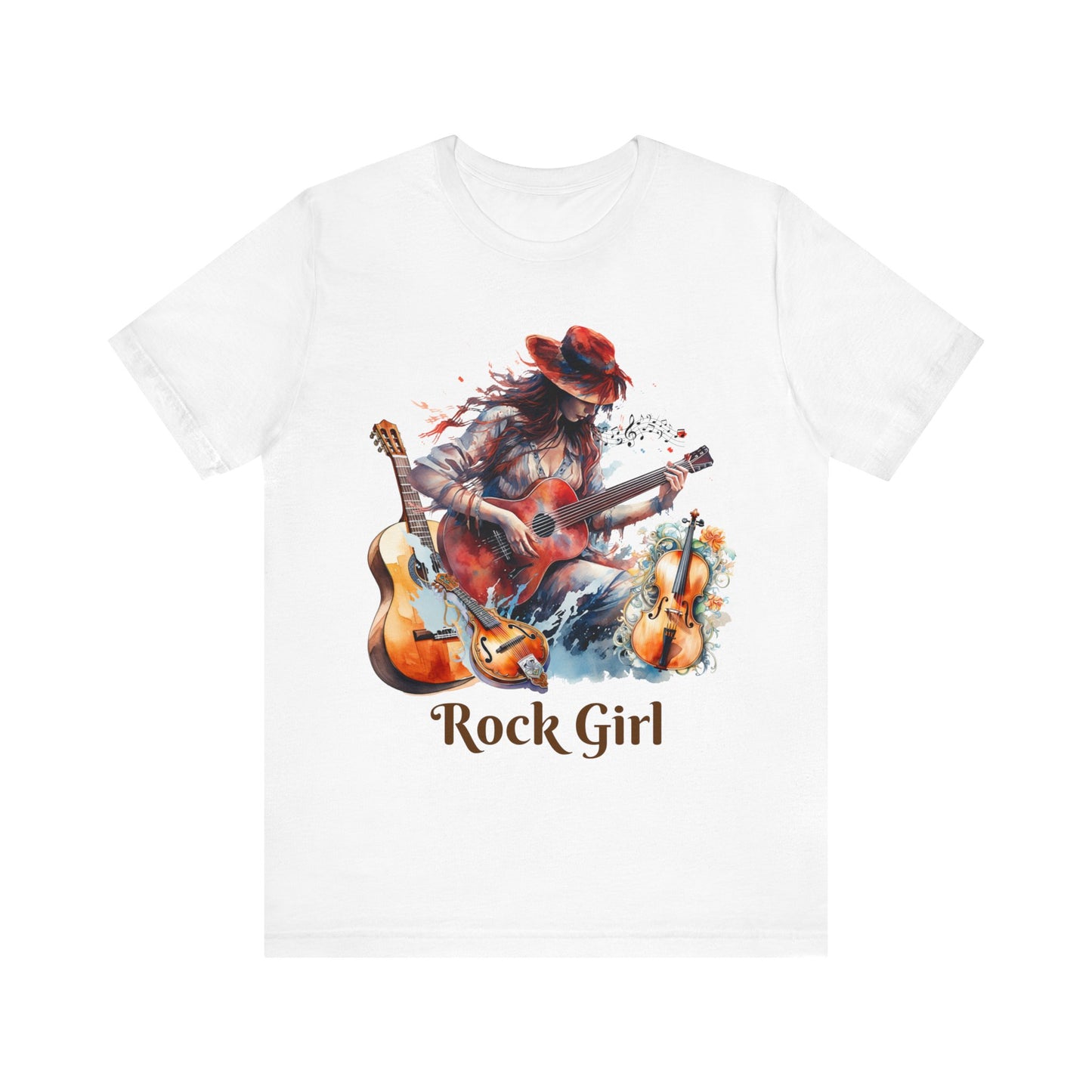 rock girl unisex t-shirt