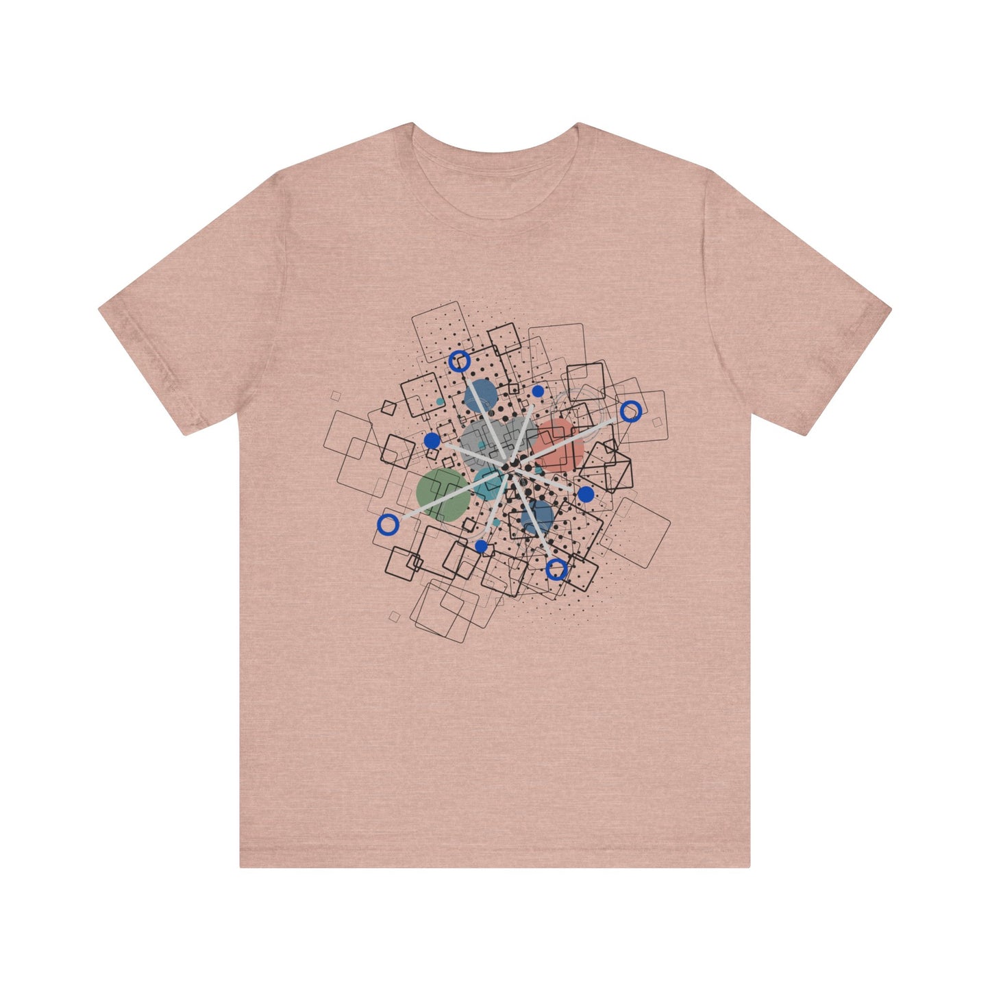 crystal schematic design t-shirt