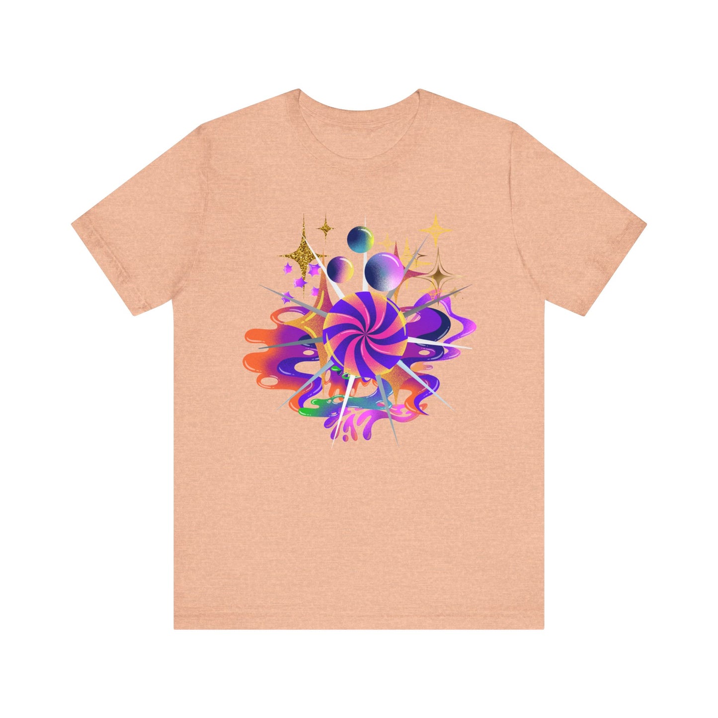 swirl lollypop design t-shirt