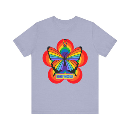 Rainbow Butterfly Unisex T-Shirts