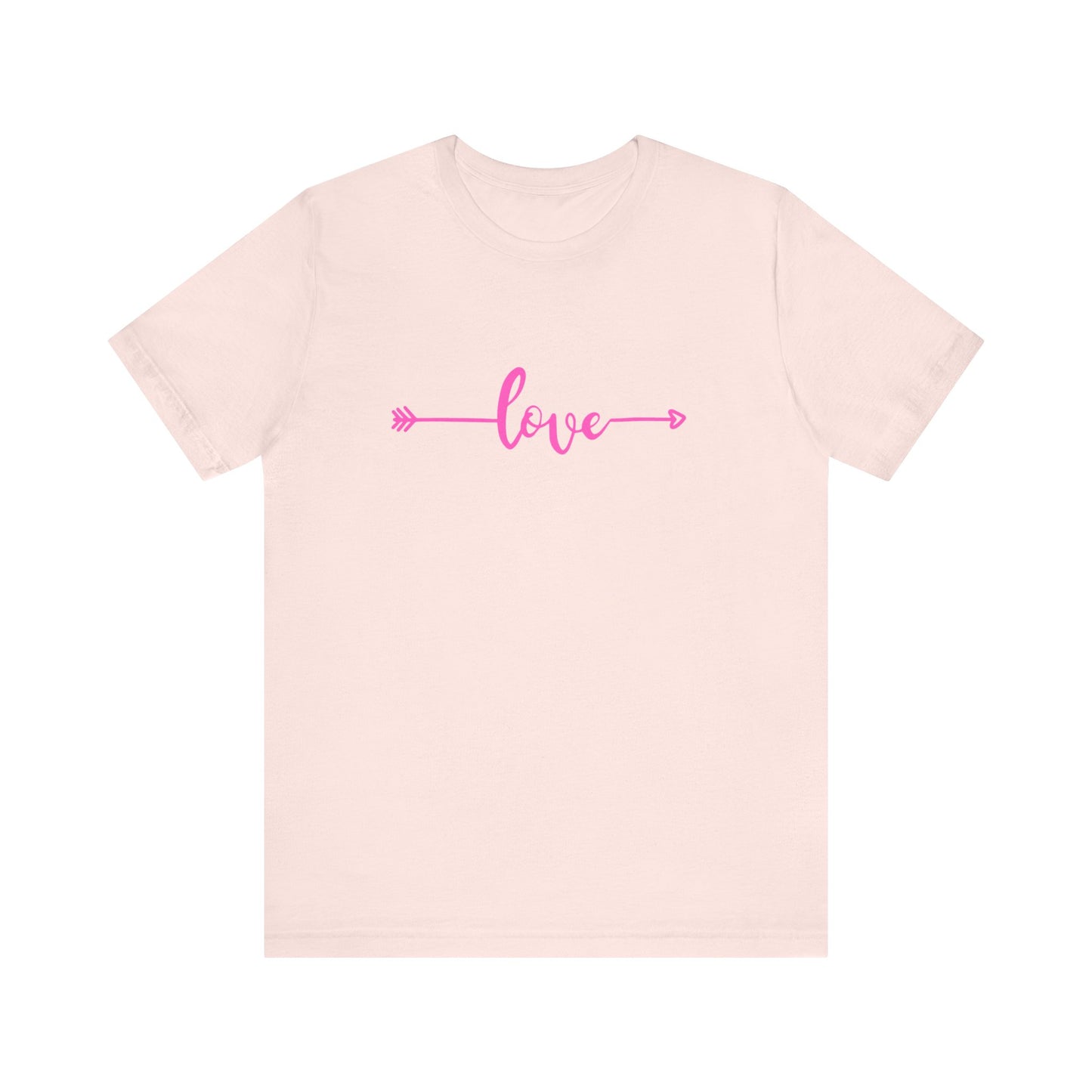 pink heart unisex t-shirt