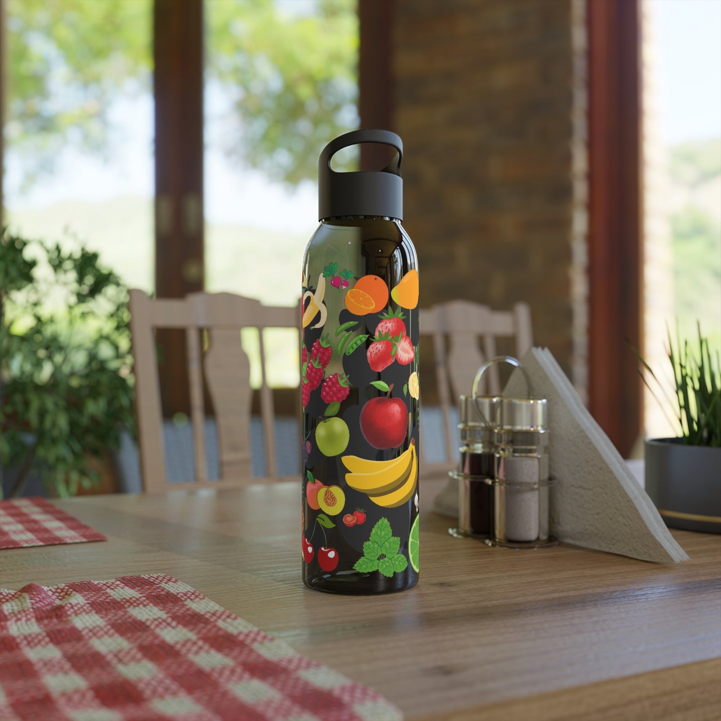 fruits water bottle