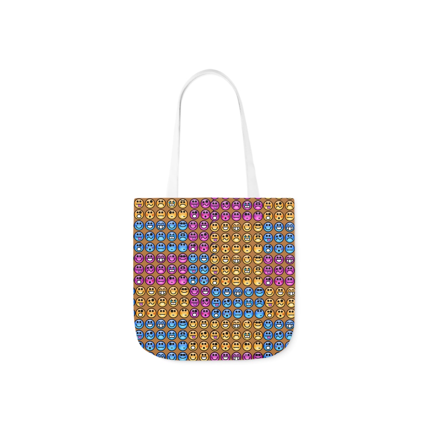 faced emoji tote bag