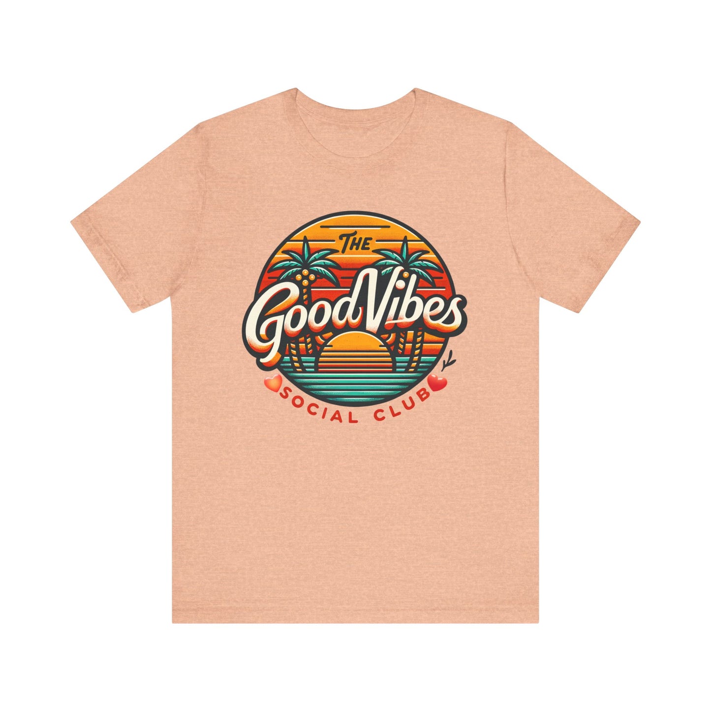 good vibes unisex jersey short sleeve tee