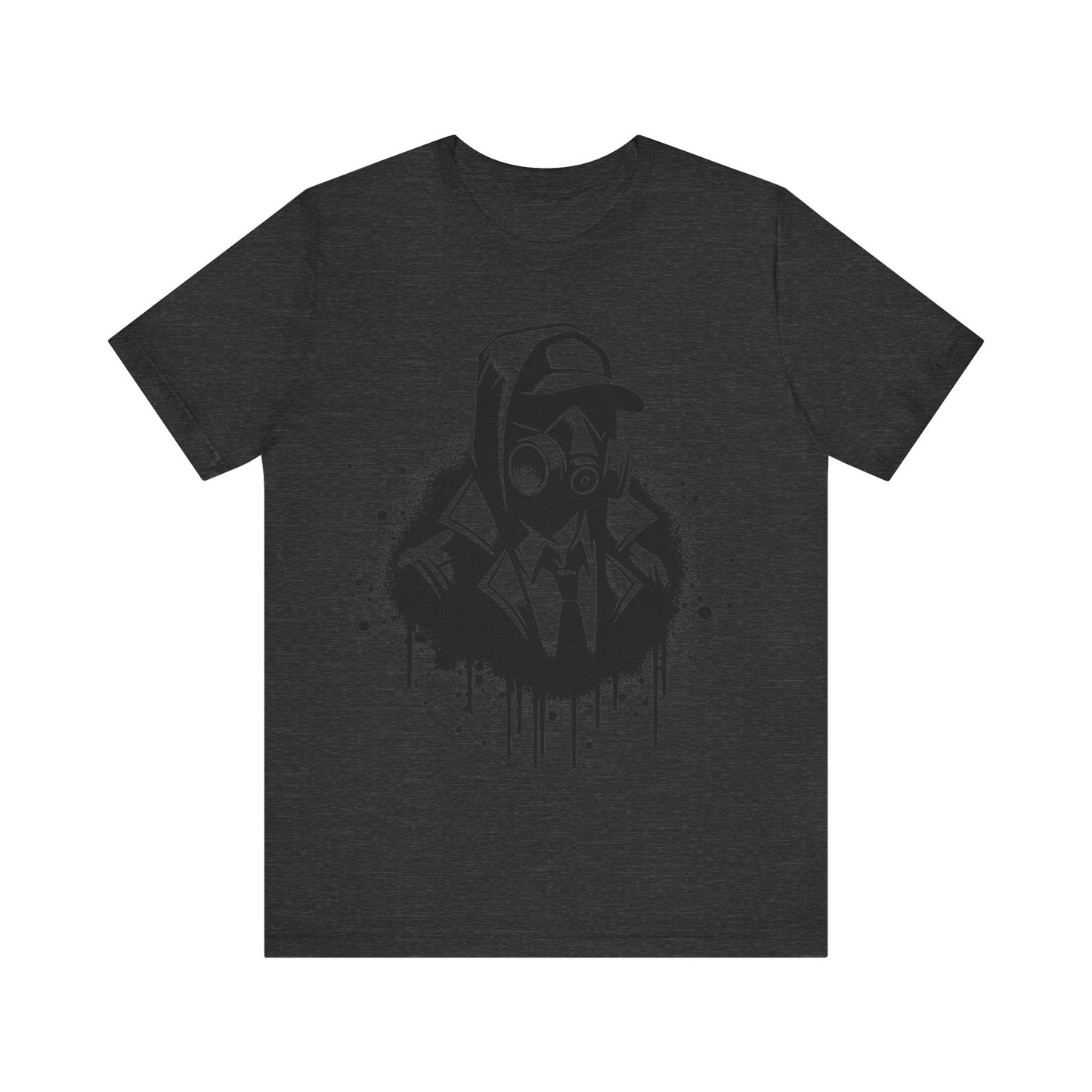 gas mask soldier logo t-shirt