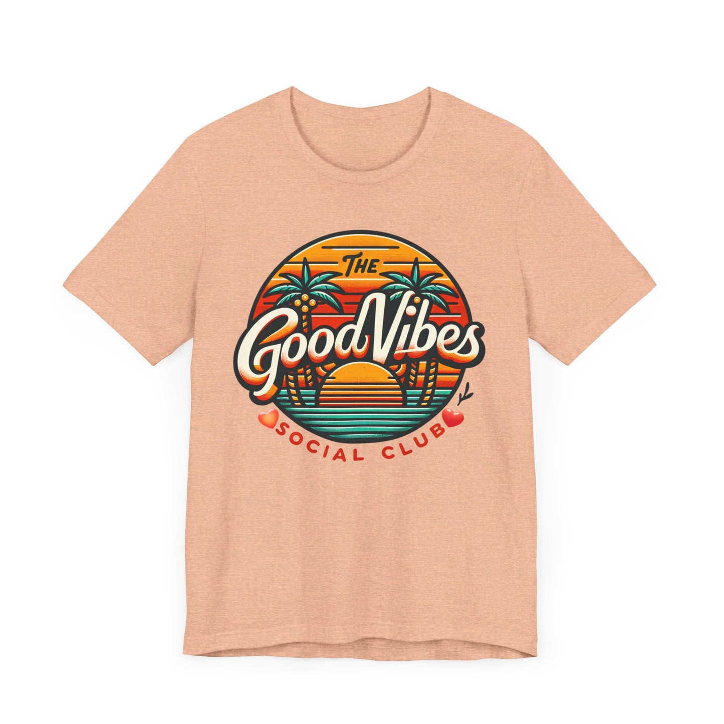 good vibes unisex jersey short sleeve tee