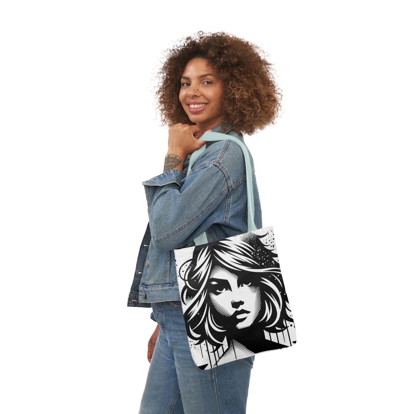 beauty canvas tote bag