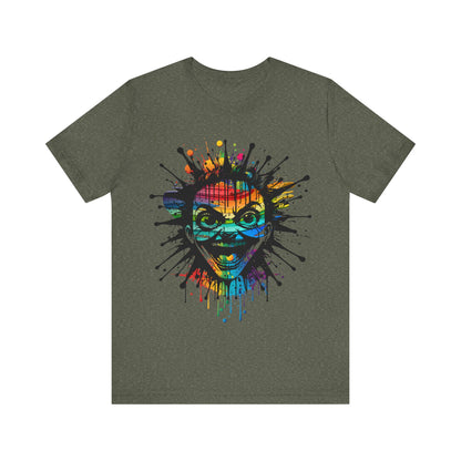 Joker Faced Printed T-Shirt