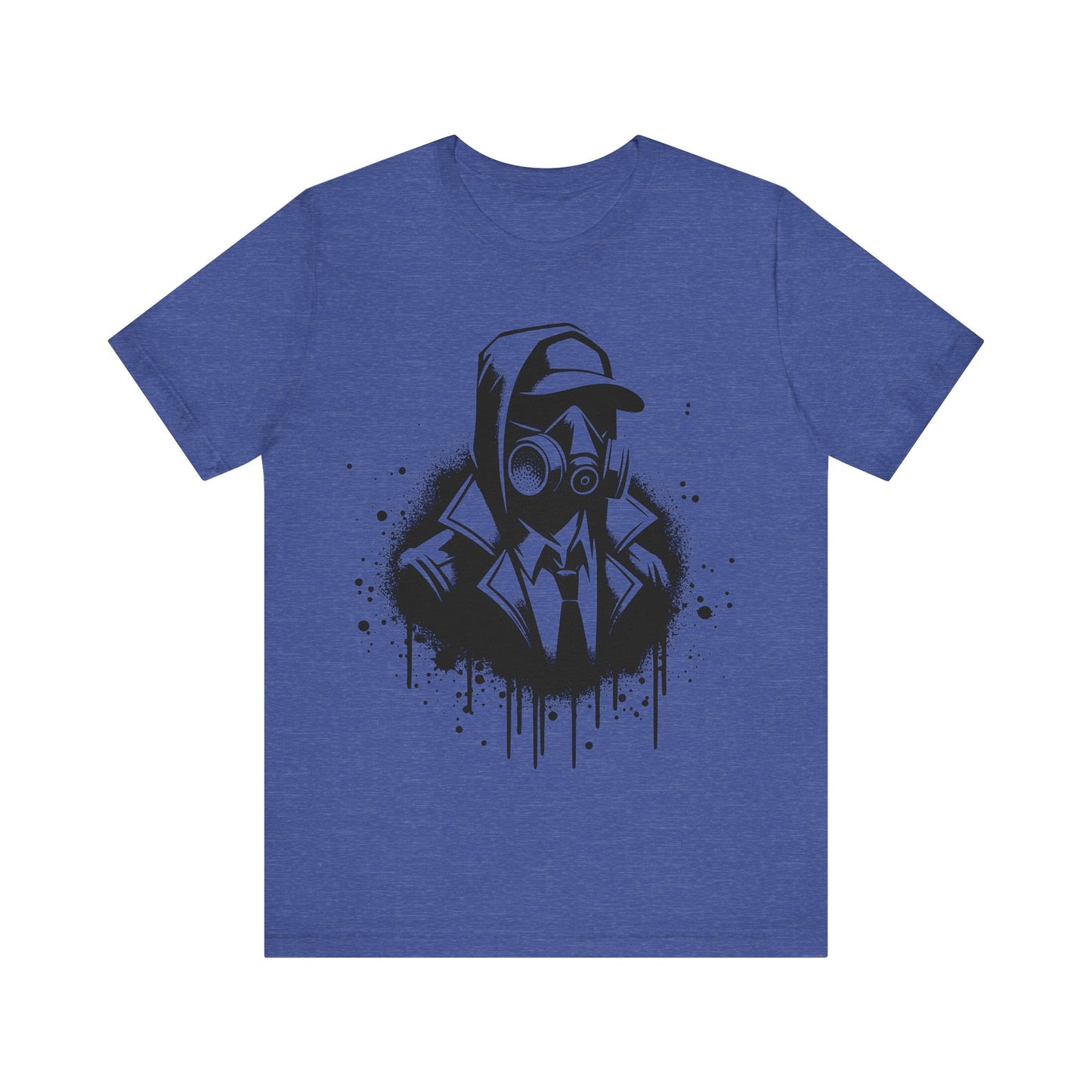 gas mask soldier logo t-shirt