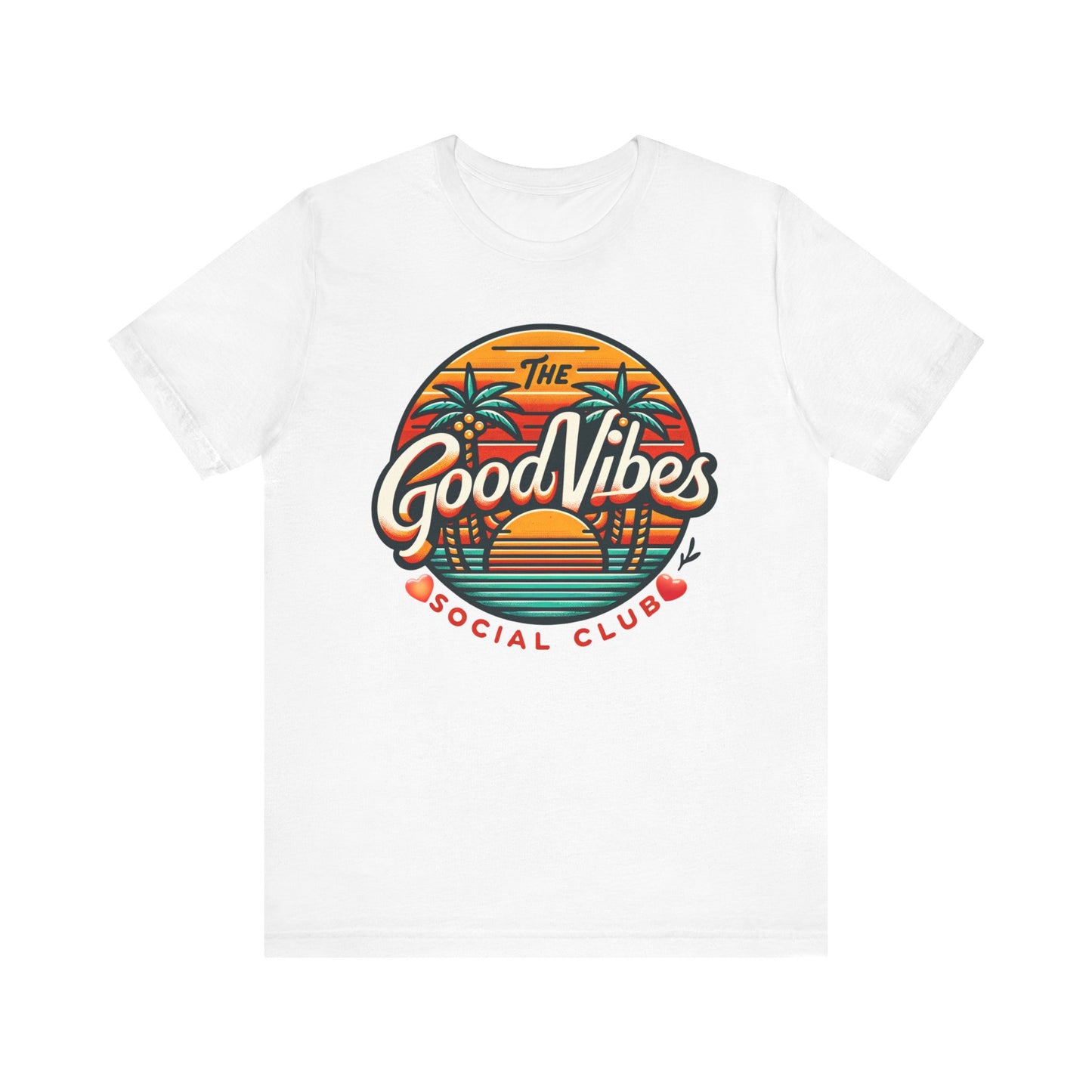 good vibes unisex jersey short sleeve tee