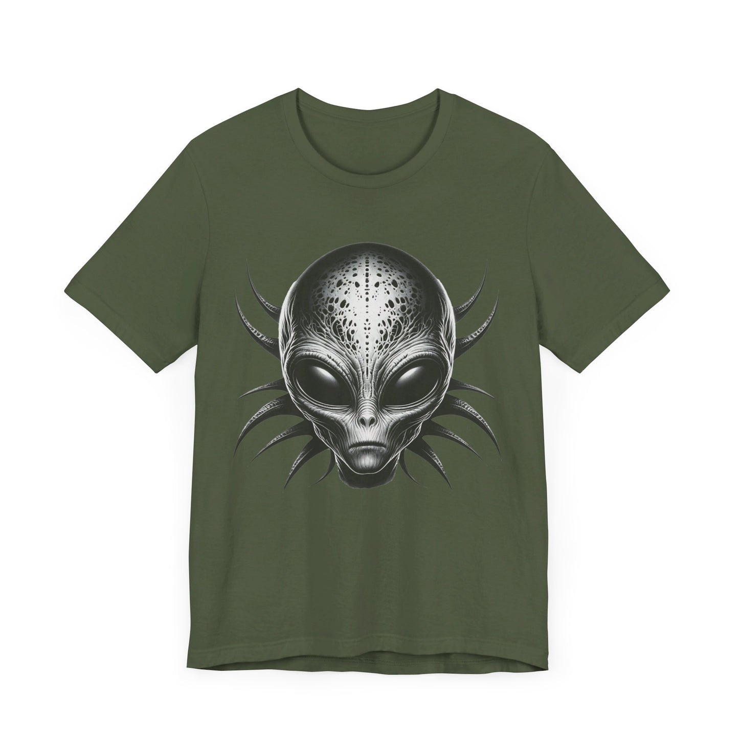 alien head jersey short sleeve unisex tee