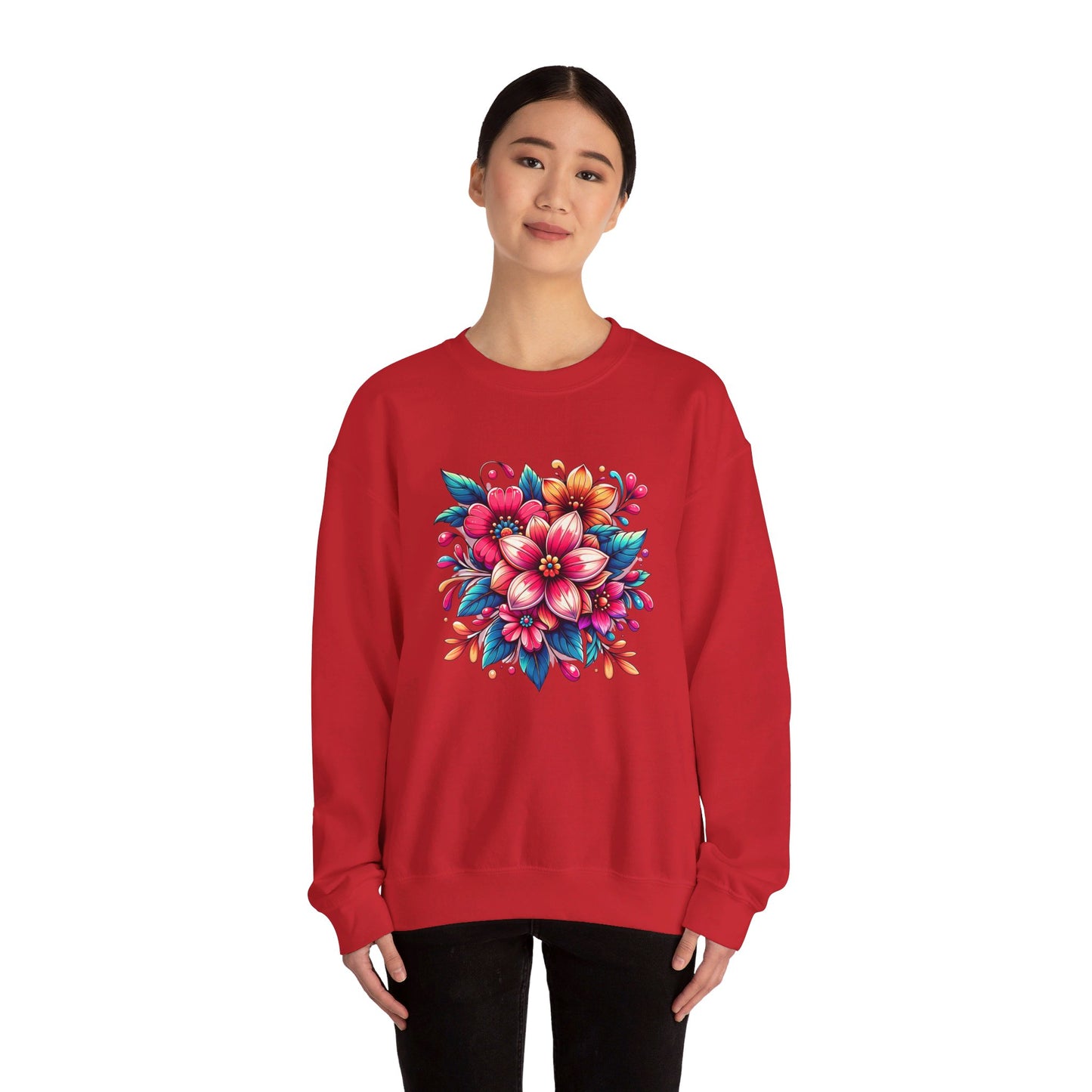 flourish heavy blend™ crewneck sweatshirt