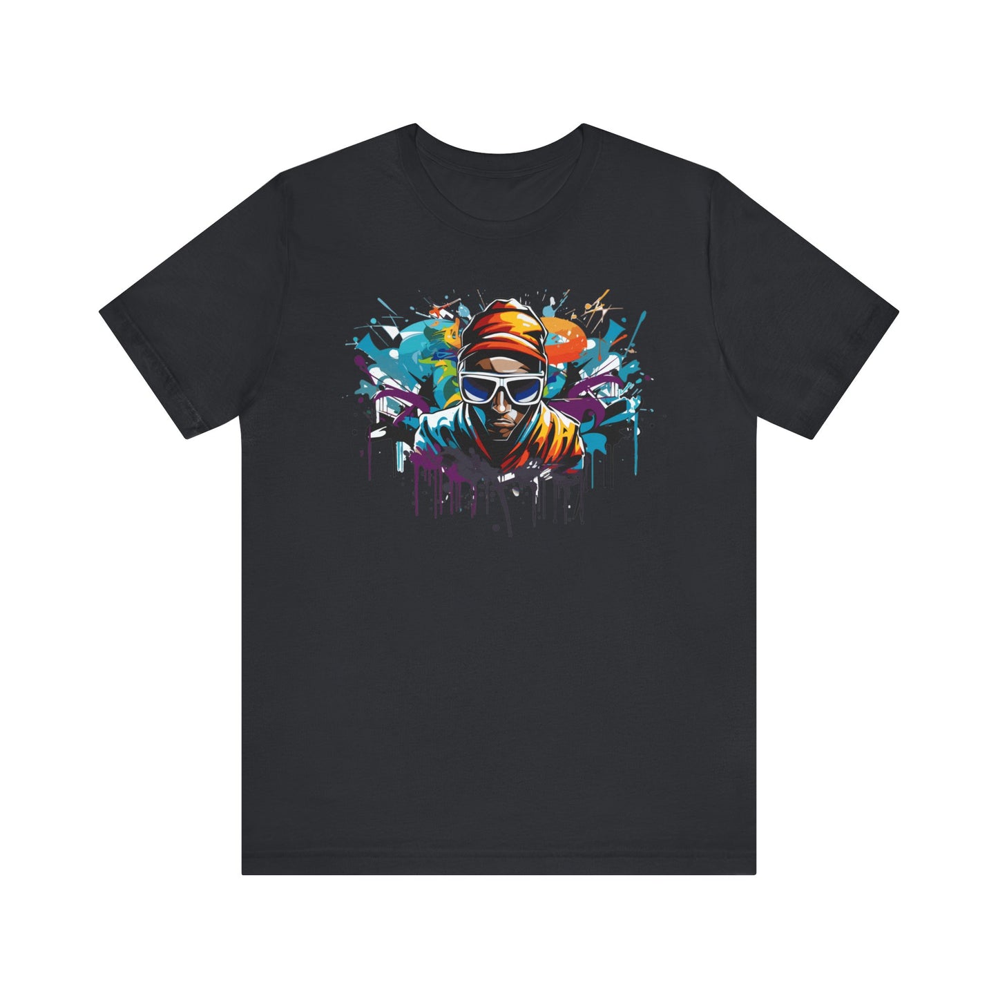 colorful urban streetwear t-shirt