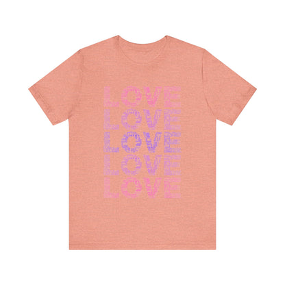 Love Printed Unisex T-Shirt