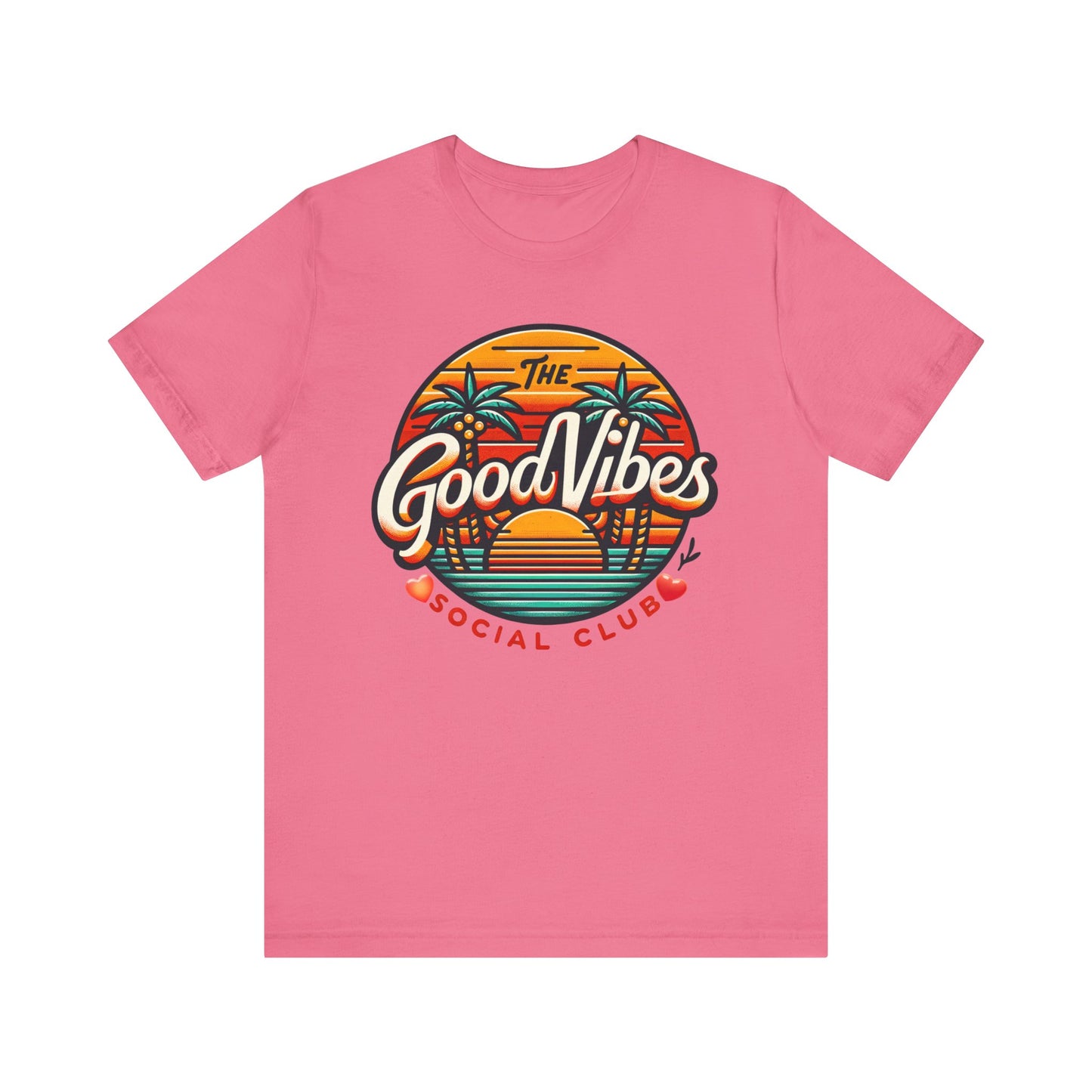 good vibes unisex jersey short sleeve tee