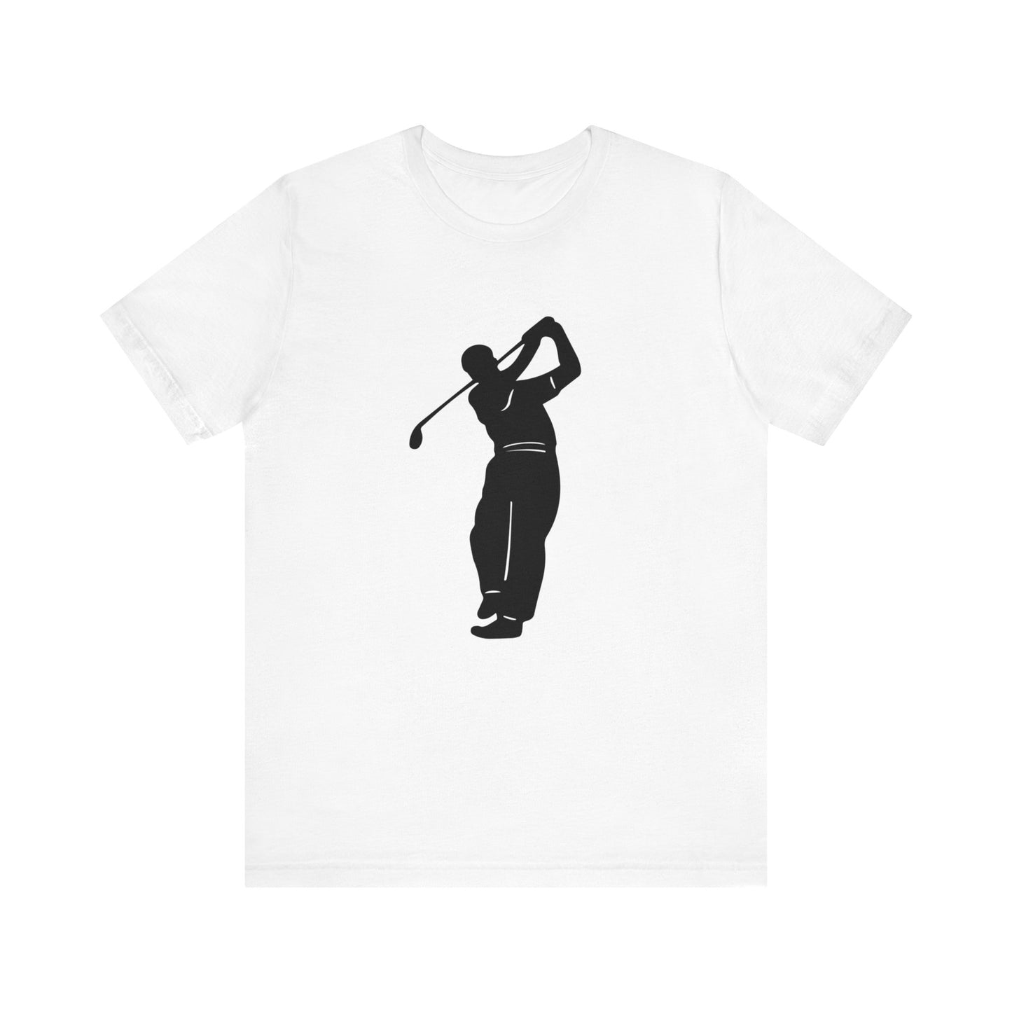 golf player shadow t-shirt