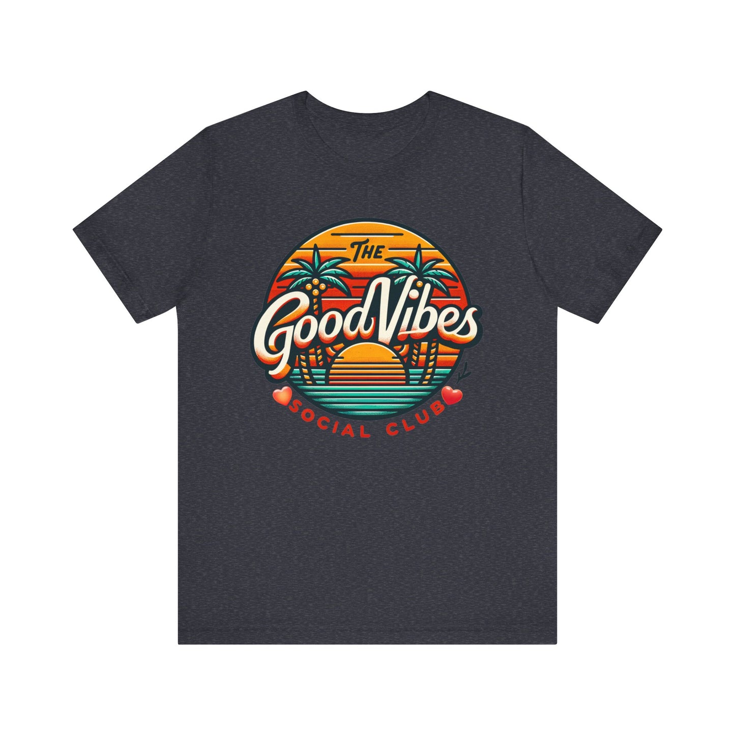 good vibes unisex jersey short sleeve tee