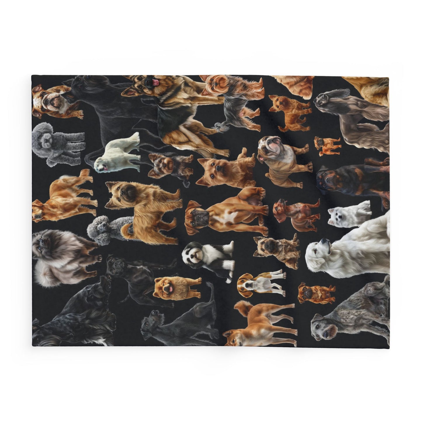 dogs bedding fleece blanket