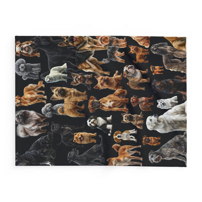 Dogs Bedding Fleece Blanket