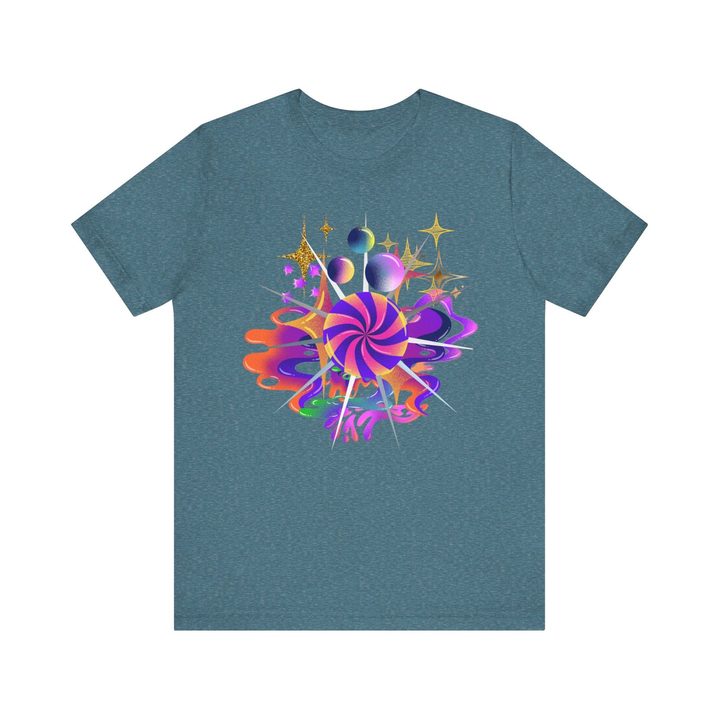 swirl lollypop design t-shirt