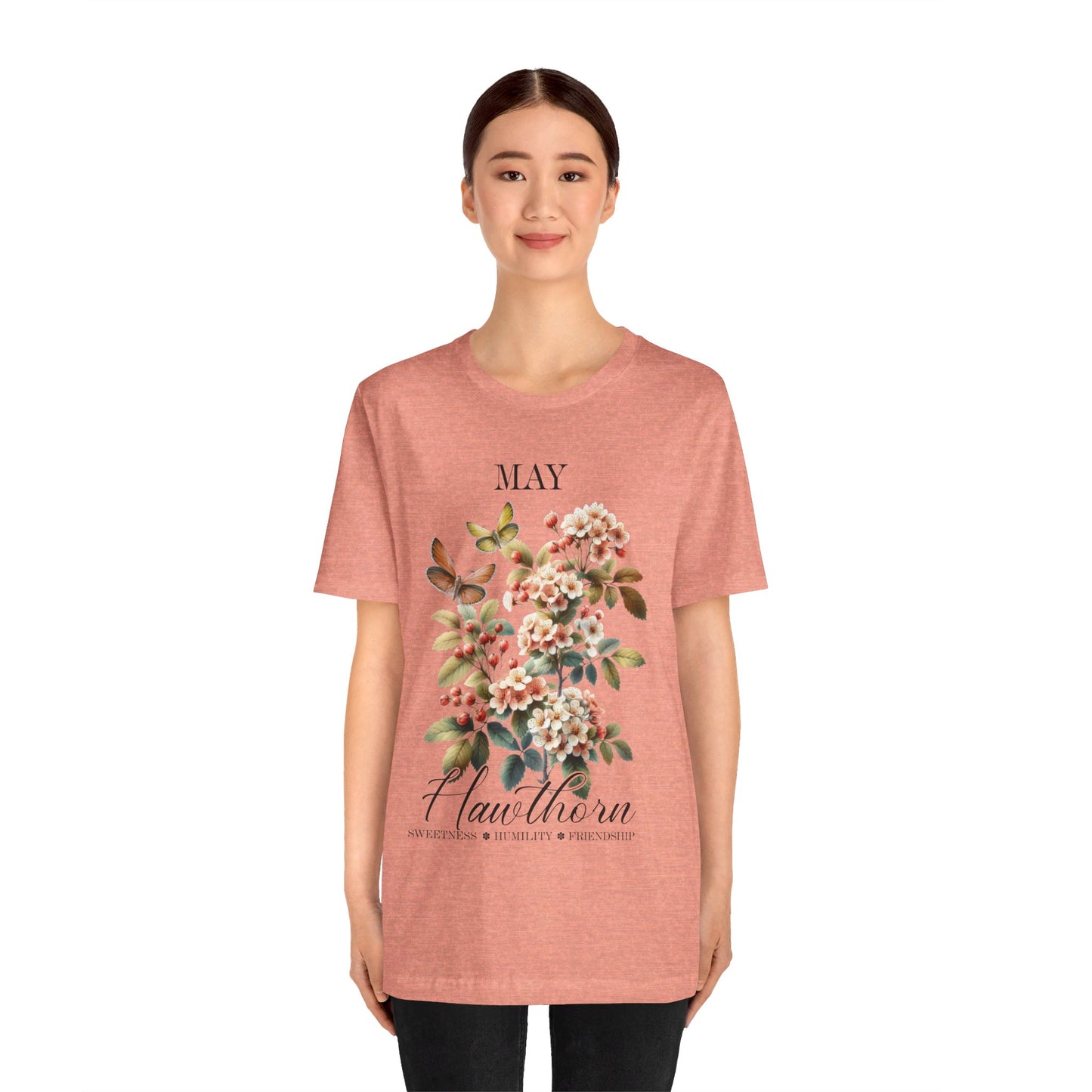 may hawthorn flowers t-shirt