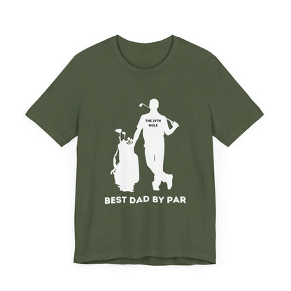 Best Dad By Par Jersey Short Sleeve Unisex Tee