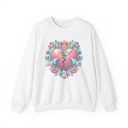 Broken Heart Heavy Blend™ Crewneck Sweatshirt