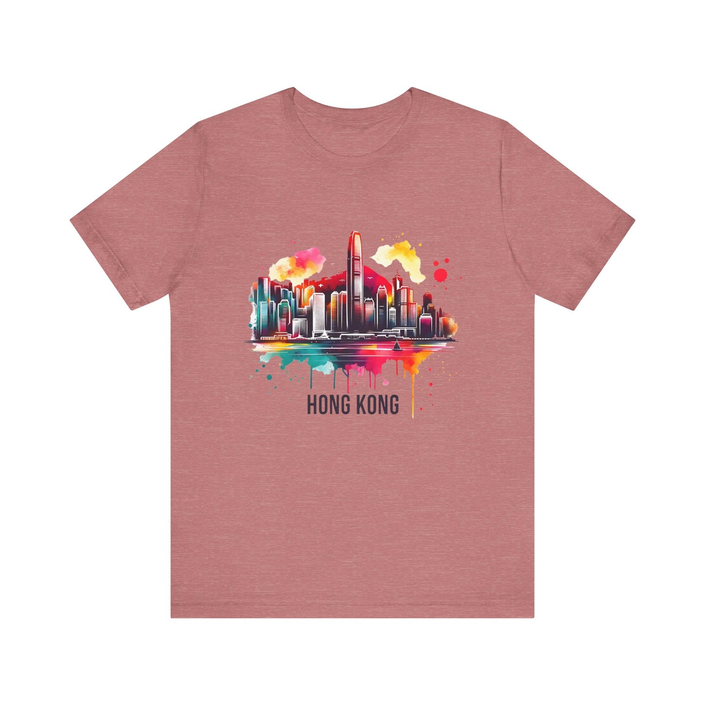 hong kong unisex jersey short sleeve tee