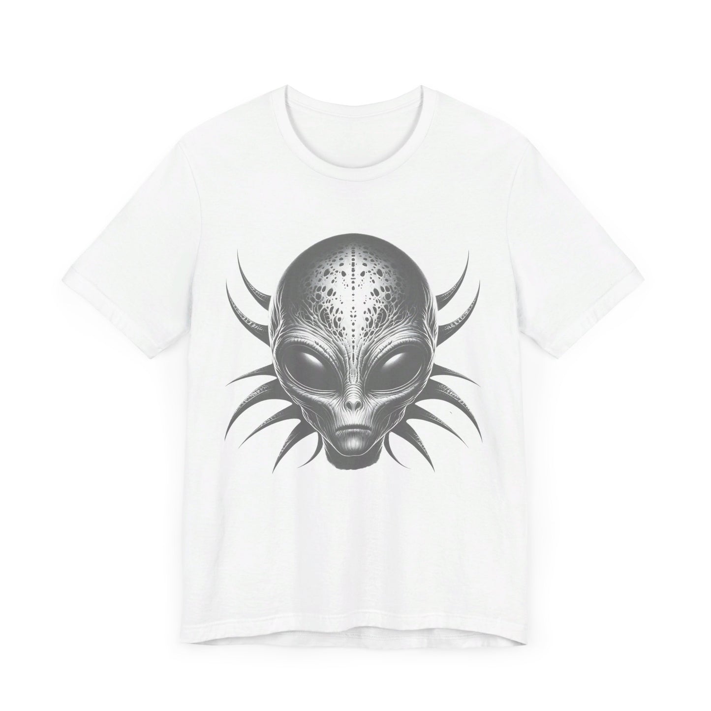 alien head jersey short sleeve unisex tee