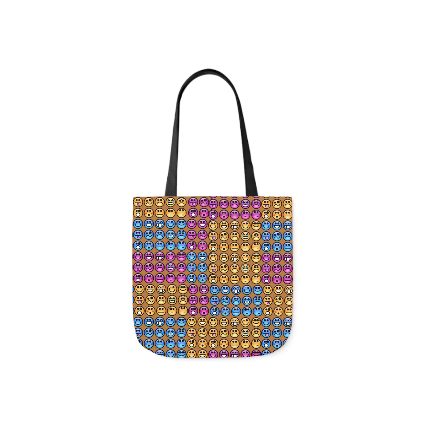 faced emoji tote bag