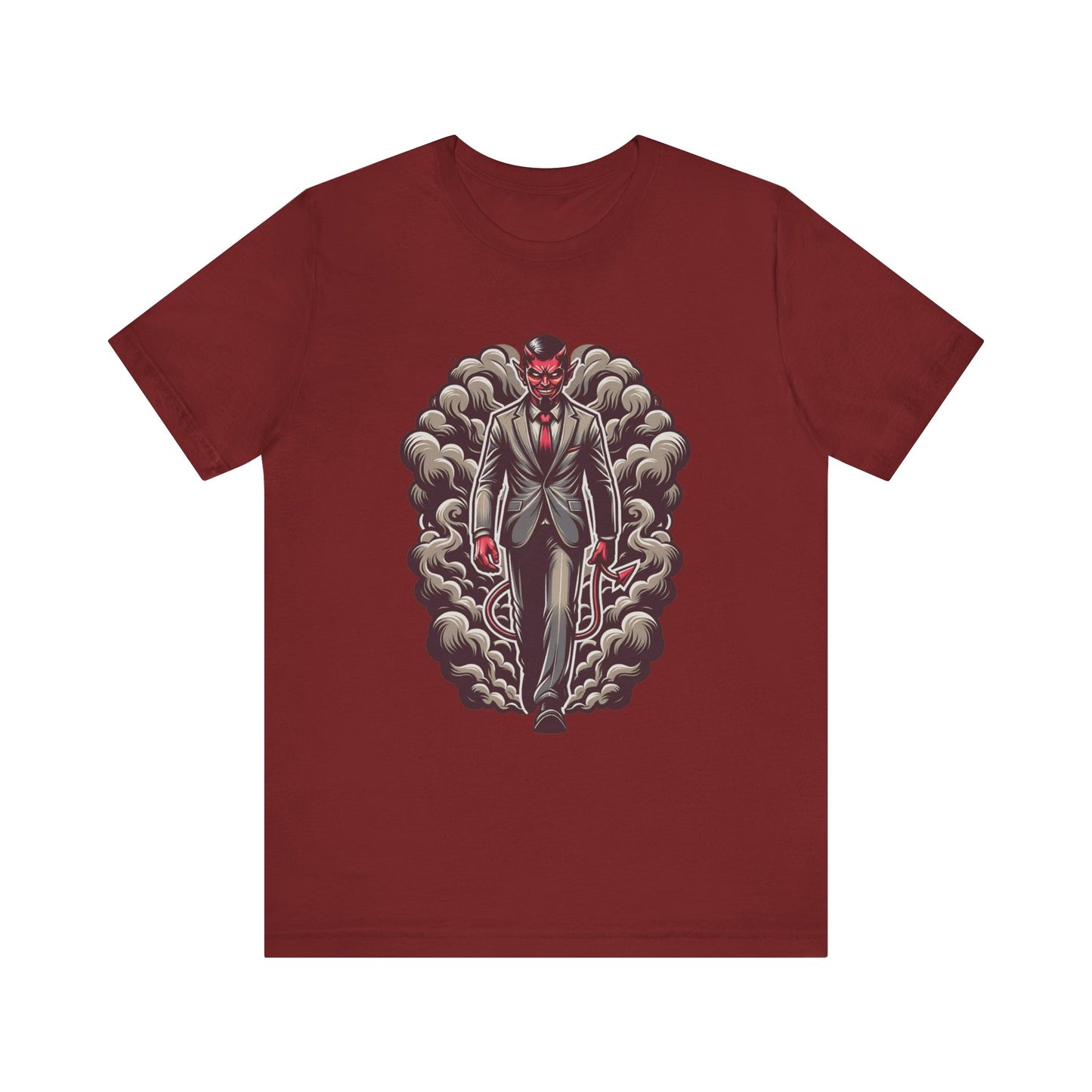 corporate demon jersey short sleeve unisex  tee