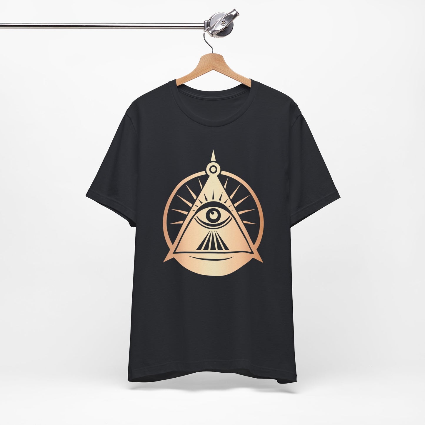 triangle eye illumination t-shirt