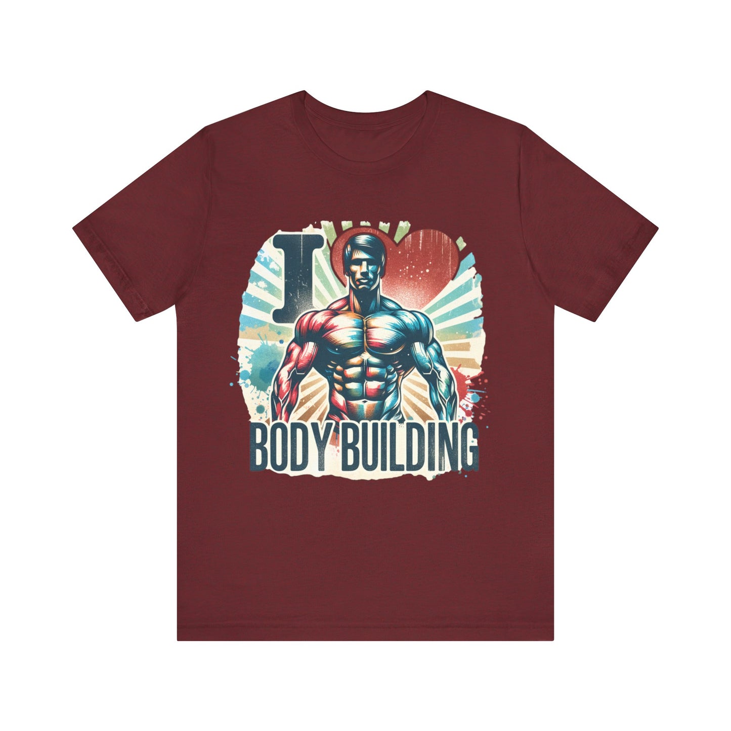 bodybuilding logo t-shirt