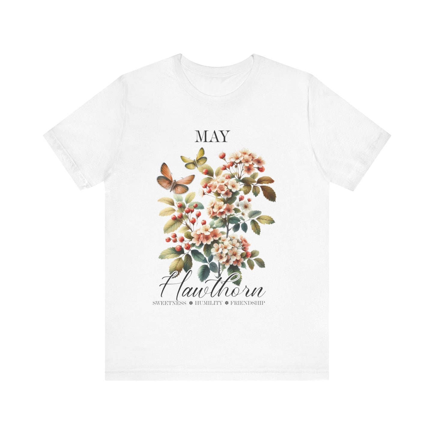 may hawthorn flowers t-shirt